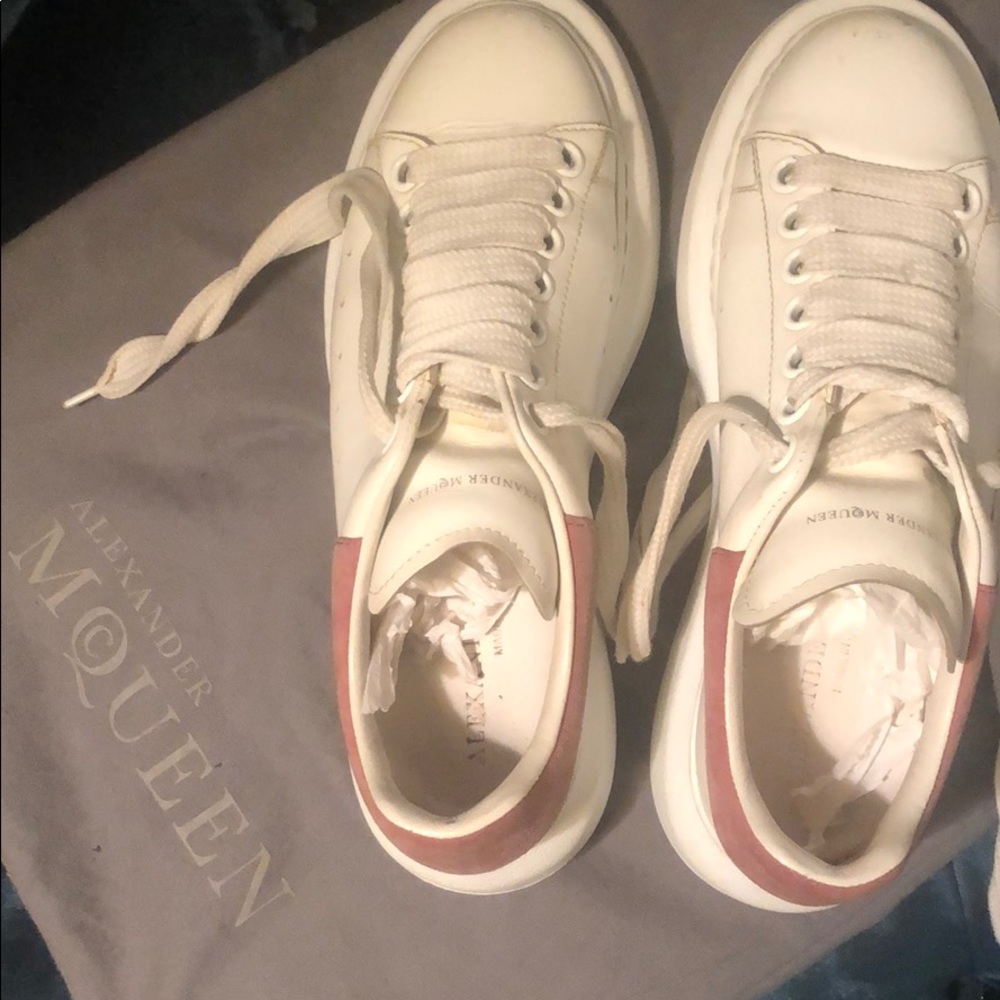 White alexander mcqueen sneakers